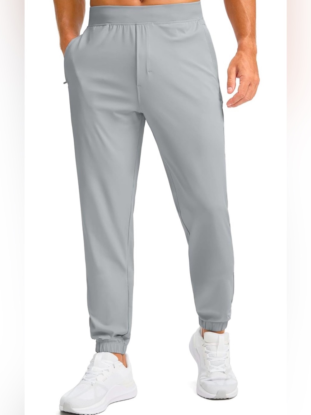 Soothfeel Men's Joggers with Zipper Pockets